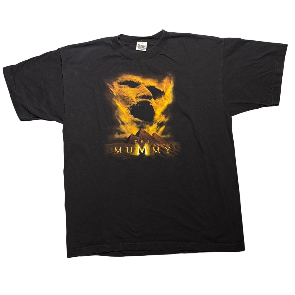Vintage 1999 The Mummy Movie Promo Shirt Cinemark Murina XL Black T-Shirt
